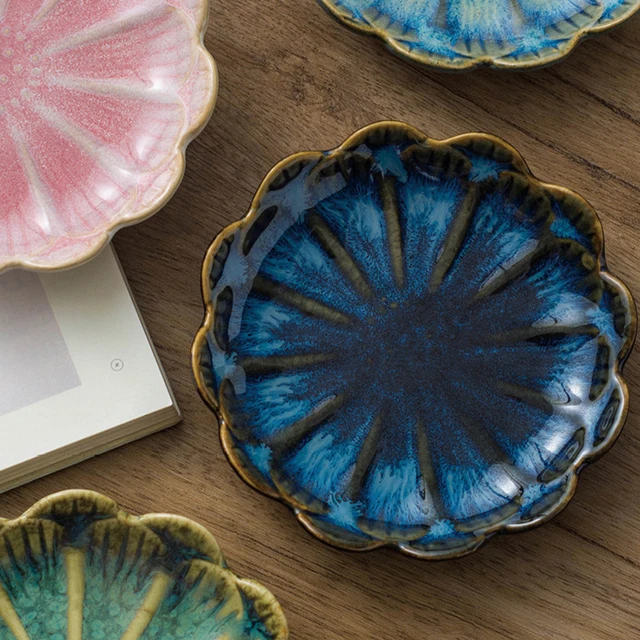 Japanese Lotus Dipping Dishes 4pc Option 1