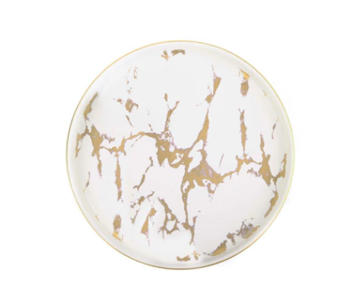 Kintsukuroi Dinner Plates 4pc Set in Black or White