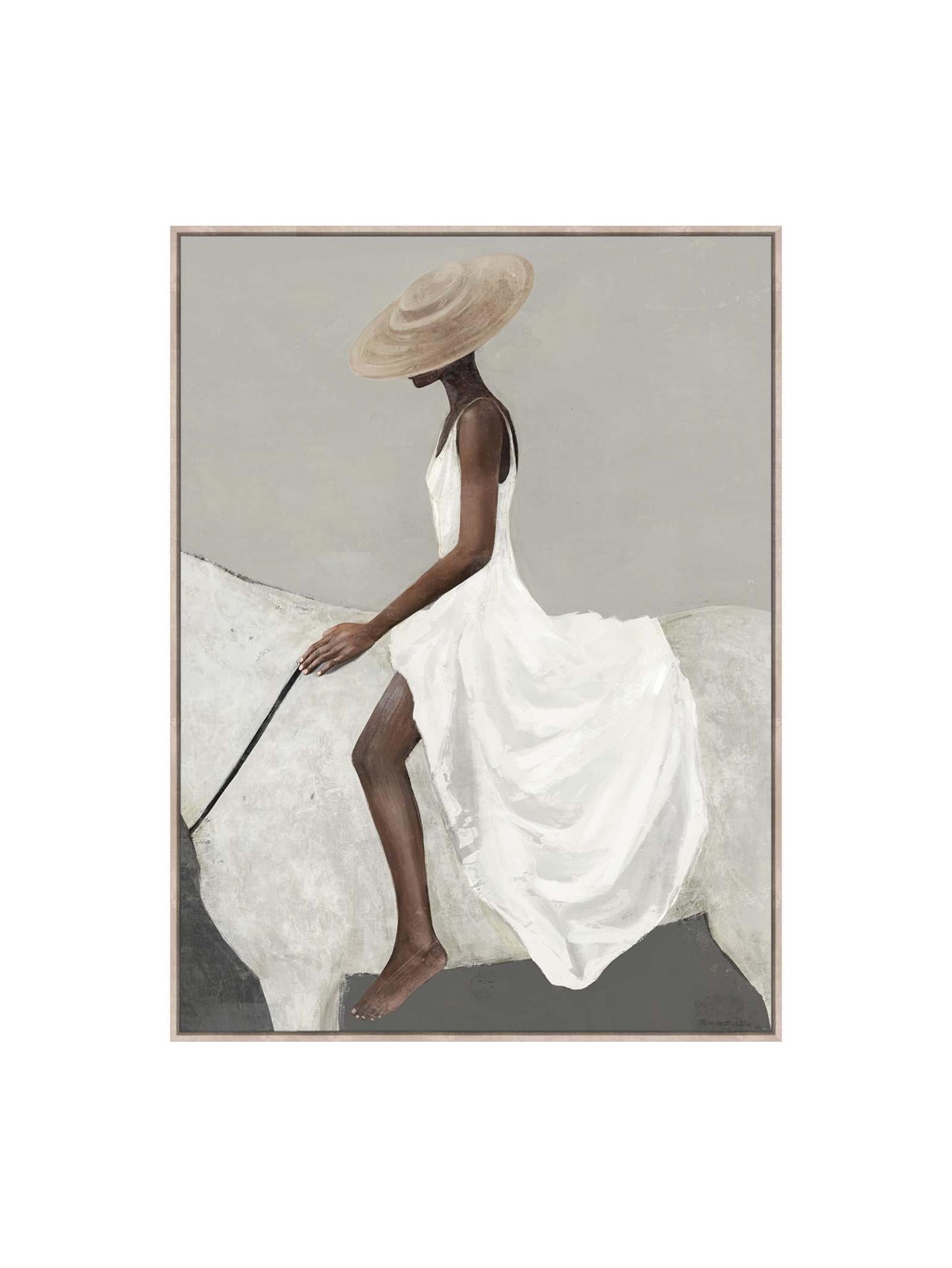 LADY IN WHITE ART HPP In Cloud