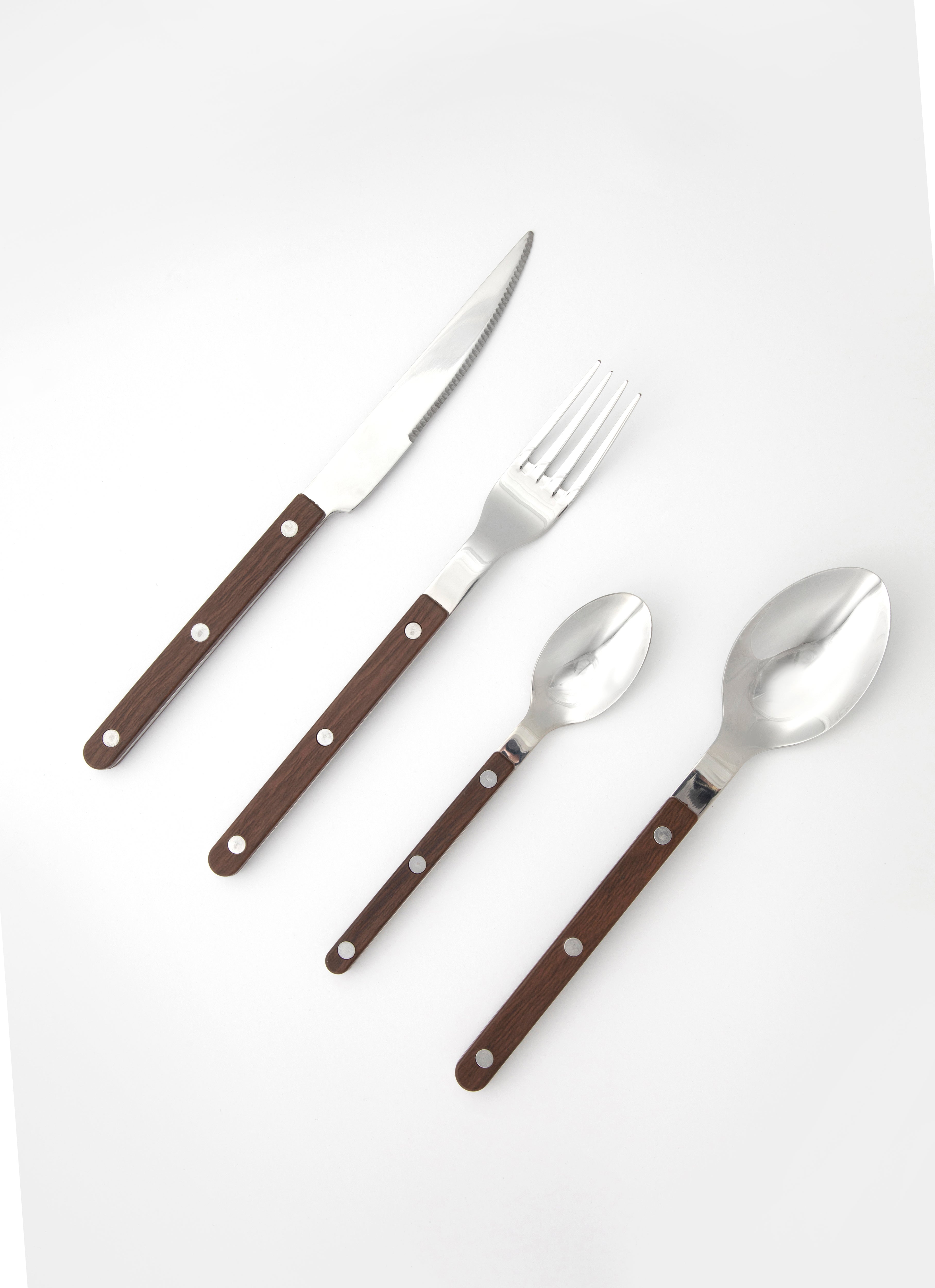 Louisiana 16 piece Cutlery Set in Wood