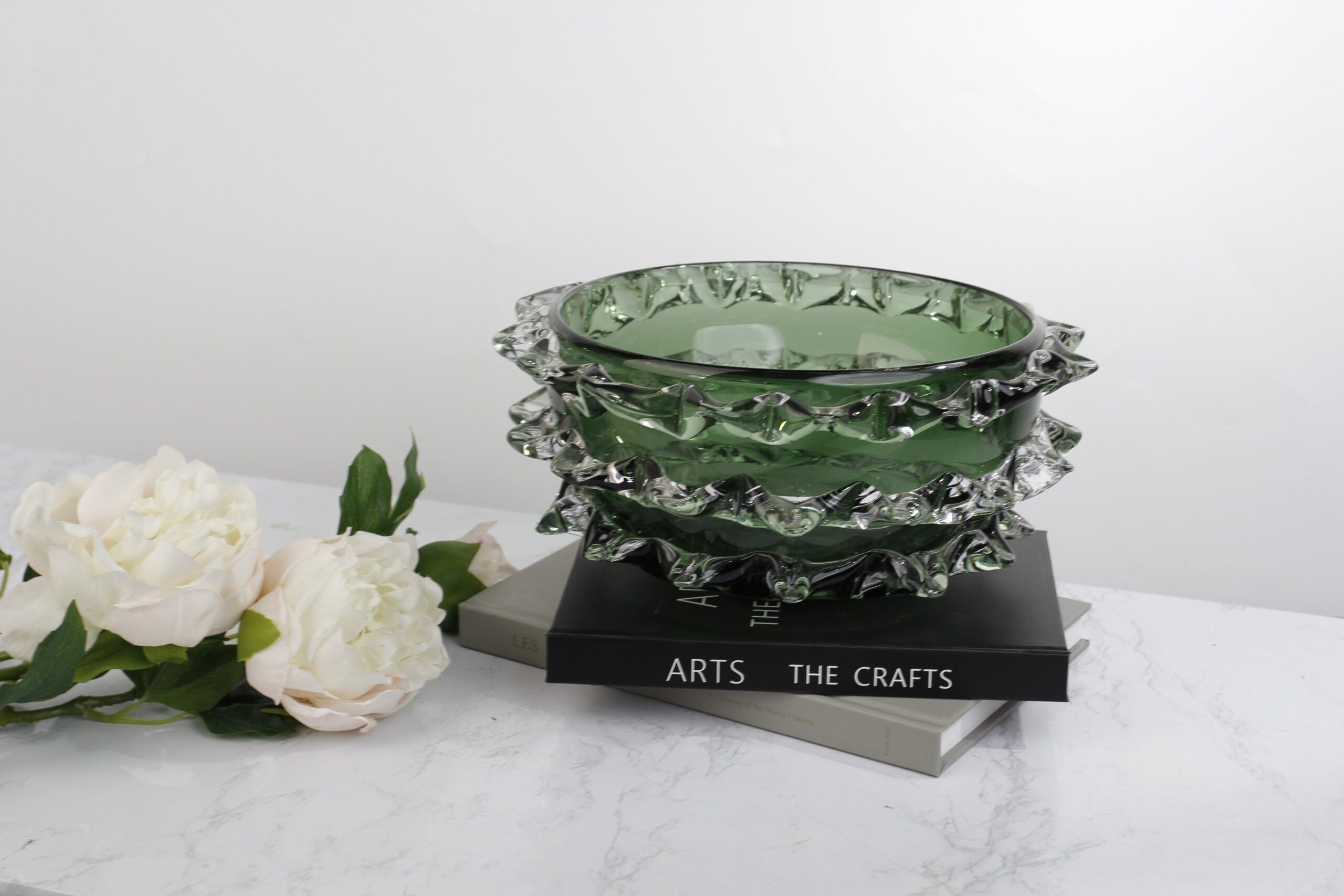 Glacier Green Glass Vase