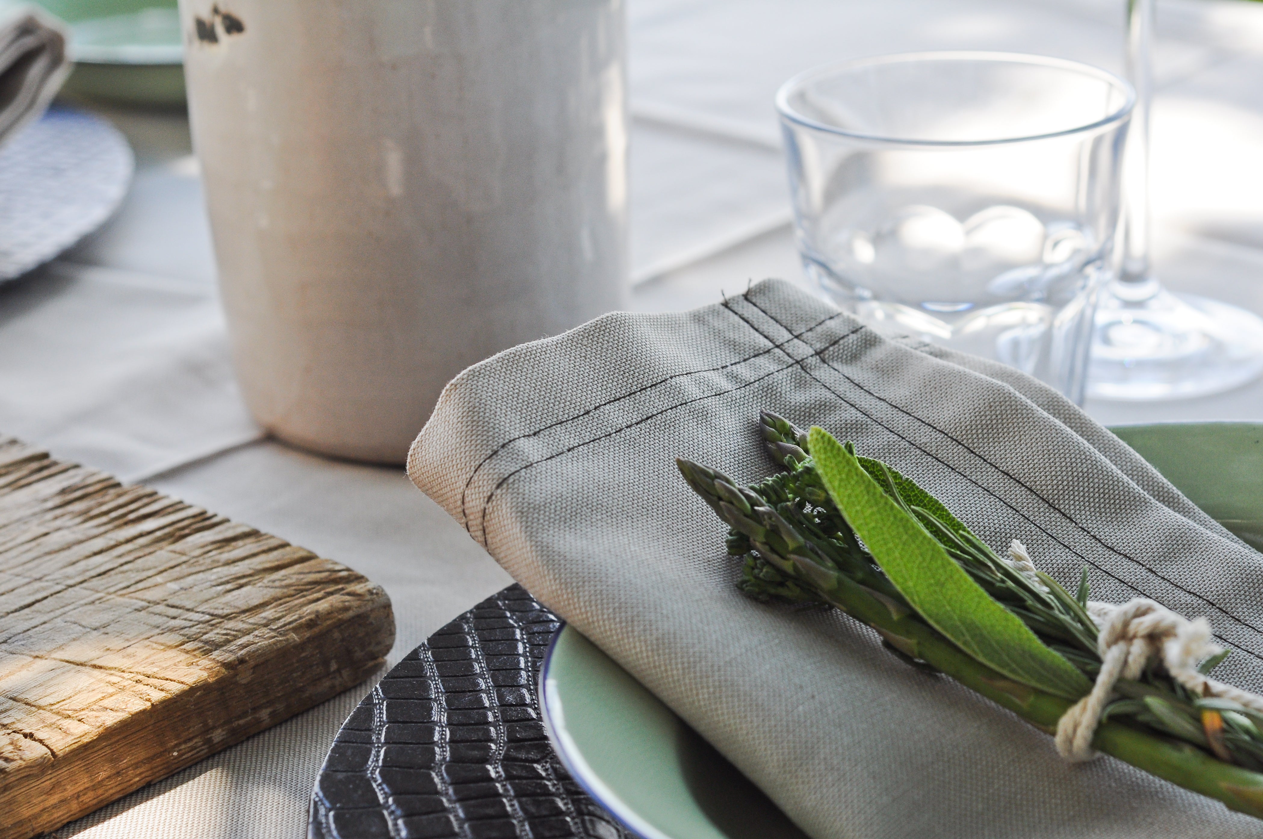 Natural Stone Table Cloths 180cm x 230cm