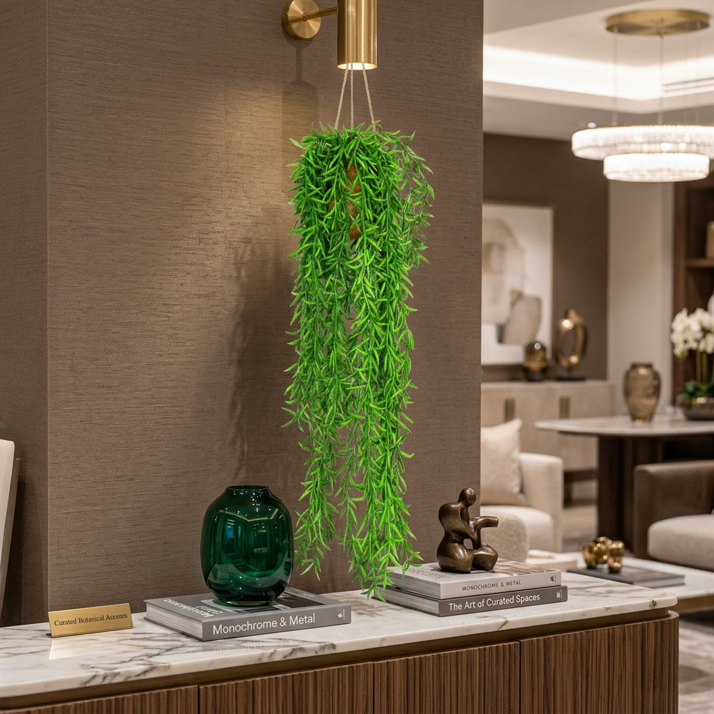 Faux Fingerlings Hanging Plant