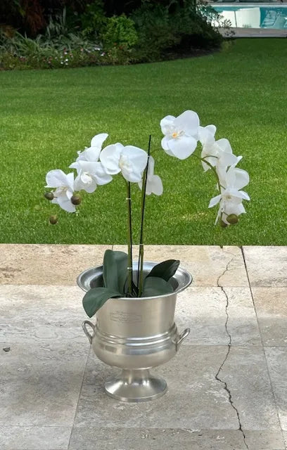 62cm Magnificent 2 Stem Faux Orchid