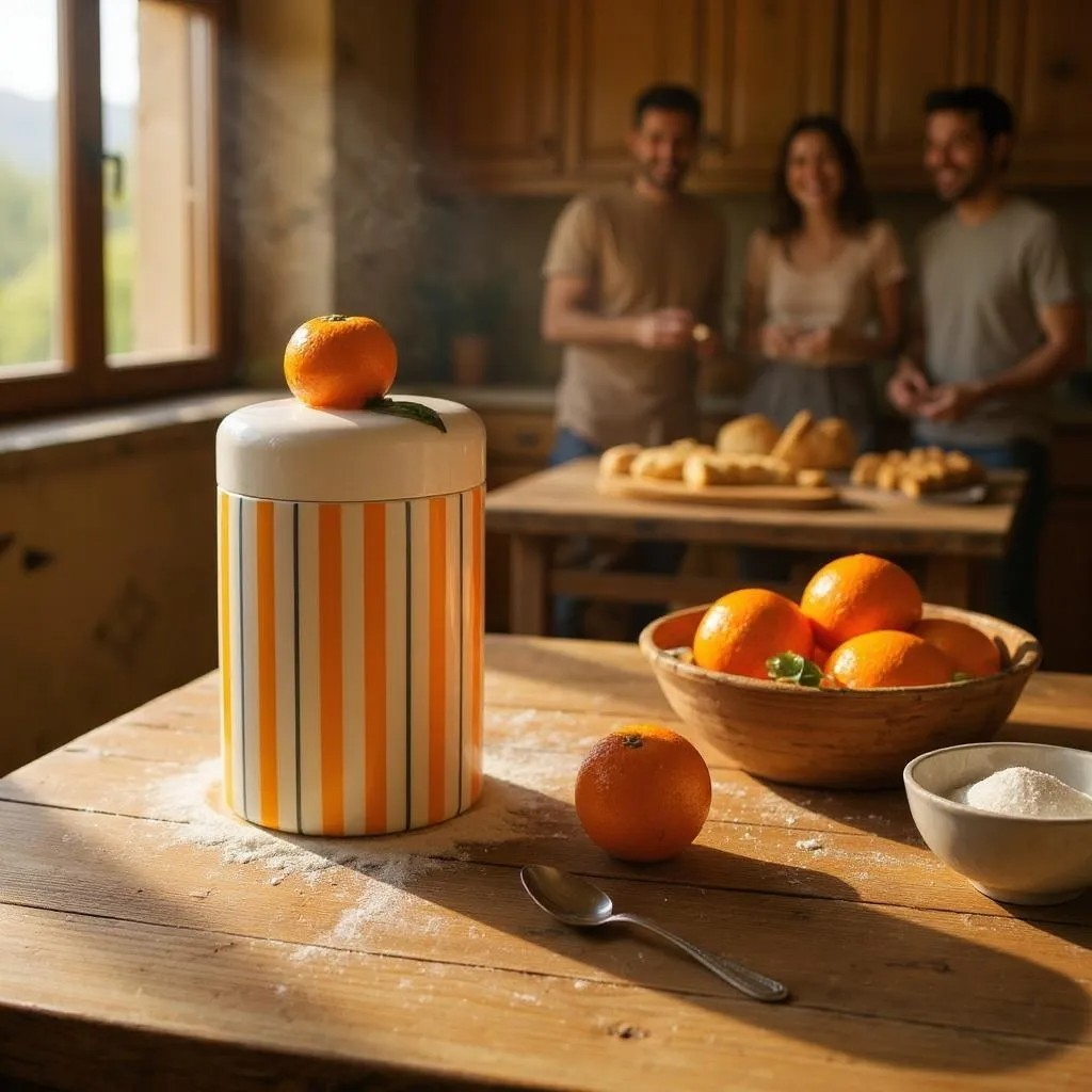 Citrus Cannister - Orange
