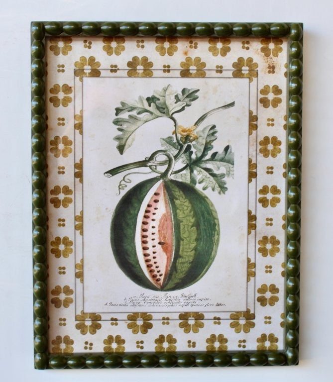 WATERMELON PICTURE GREEN BOBBLE FRAME