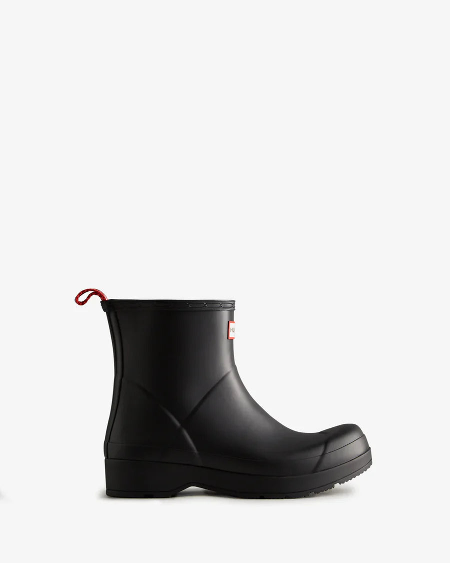 Hunter Men's Play Short Wellington Boots - Black