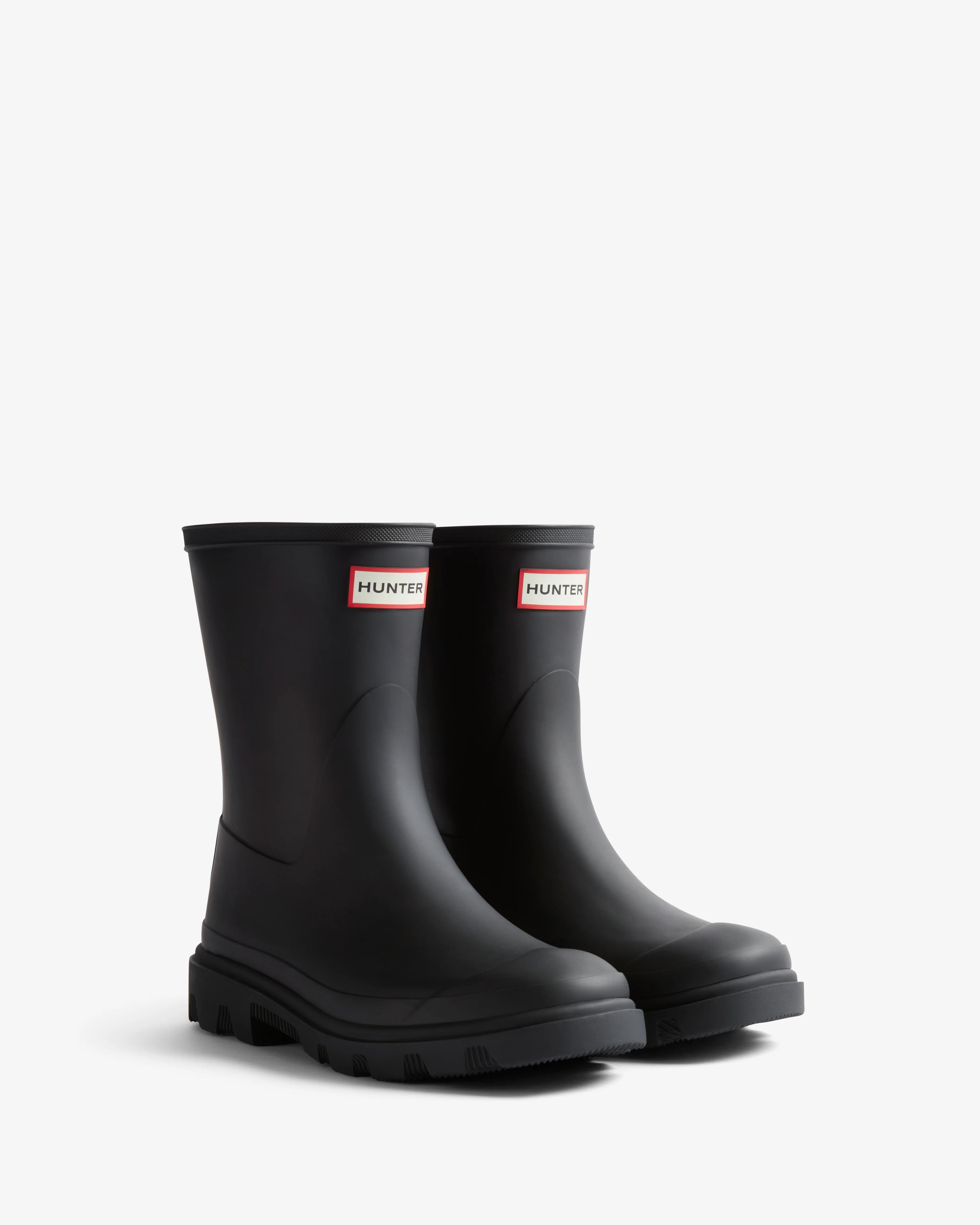 Women's Downpour Short Wellington Boot - Black