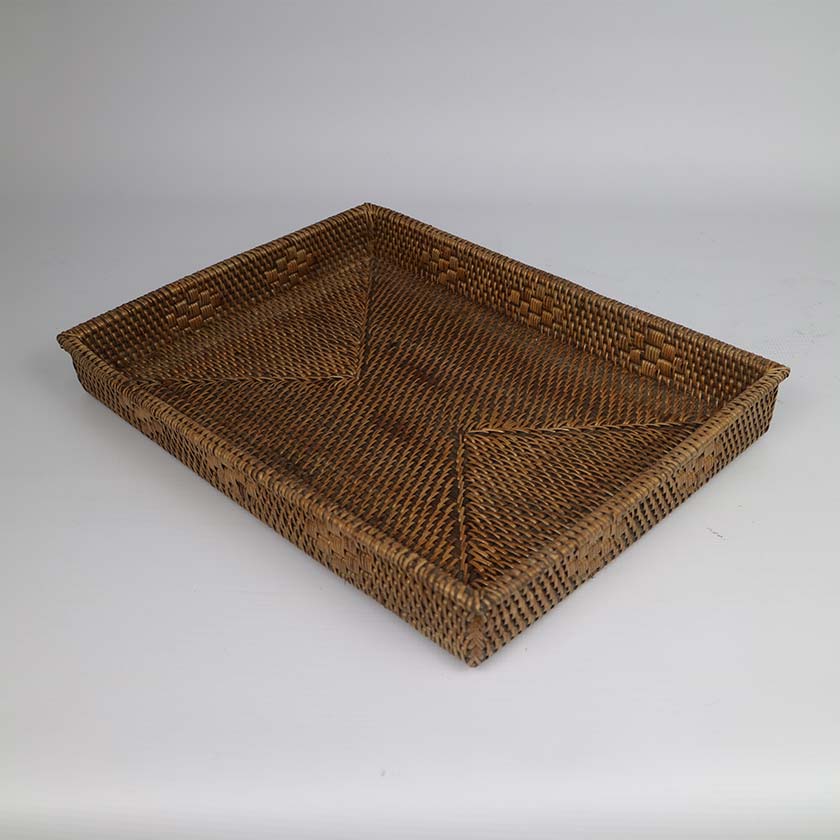 40cm Rattan Tray