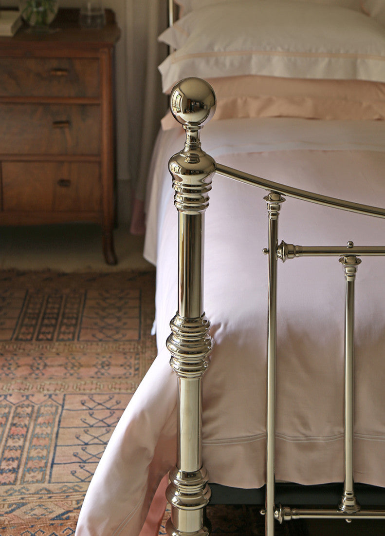 REED LINEN - Percale Two Row Cord Standard Pillowcases