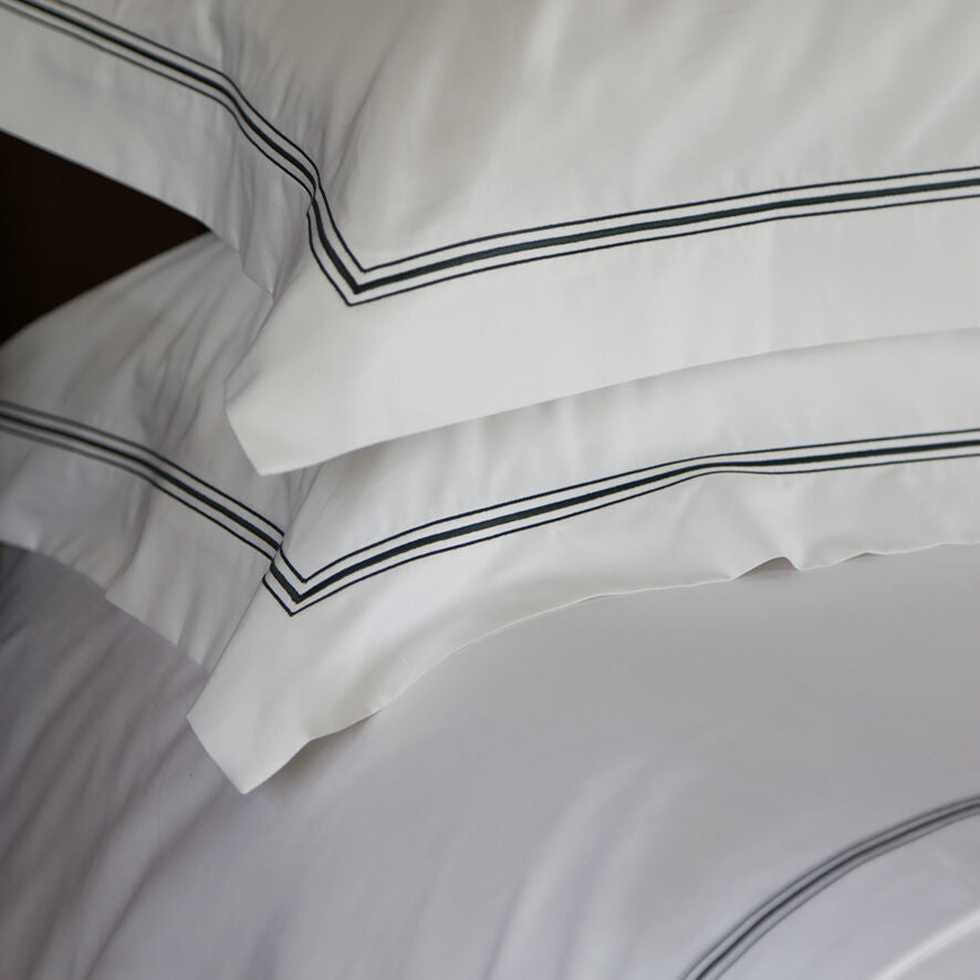 REED LINEN -Hurlingham Oxford Pillowcase Pair
