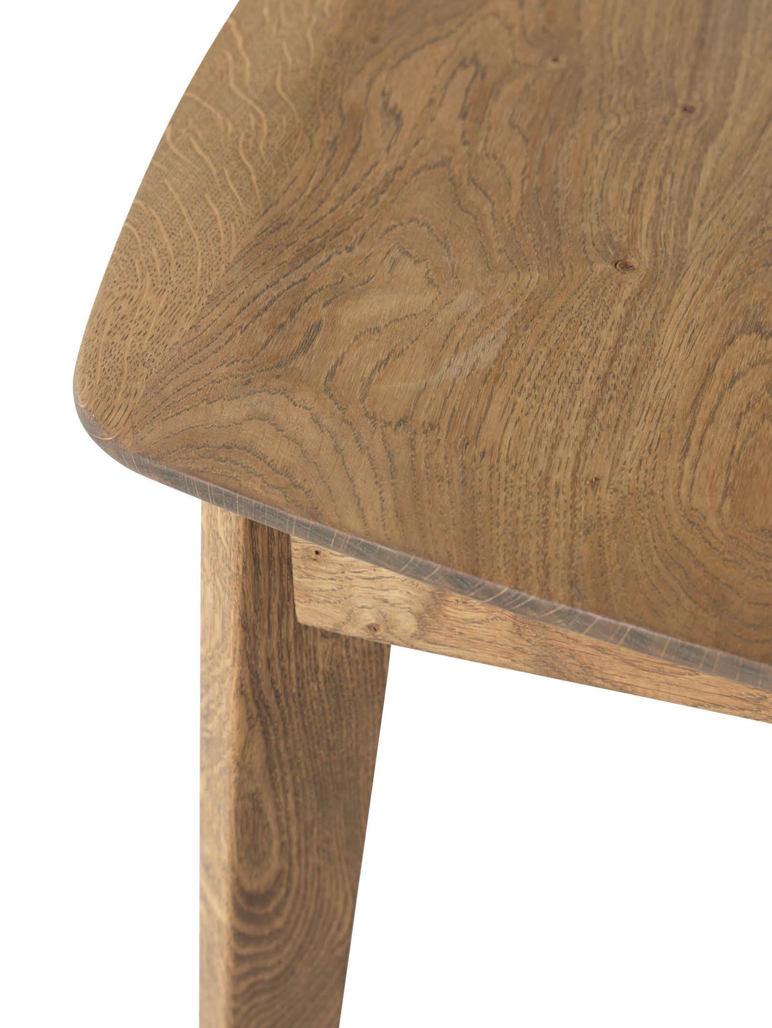 Rove Oak Dining Table in Antique - 4 Seater