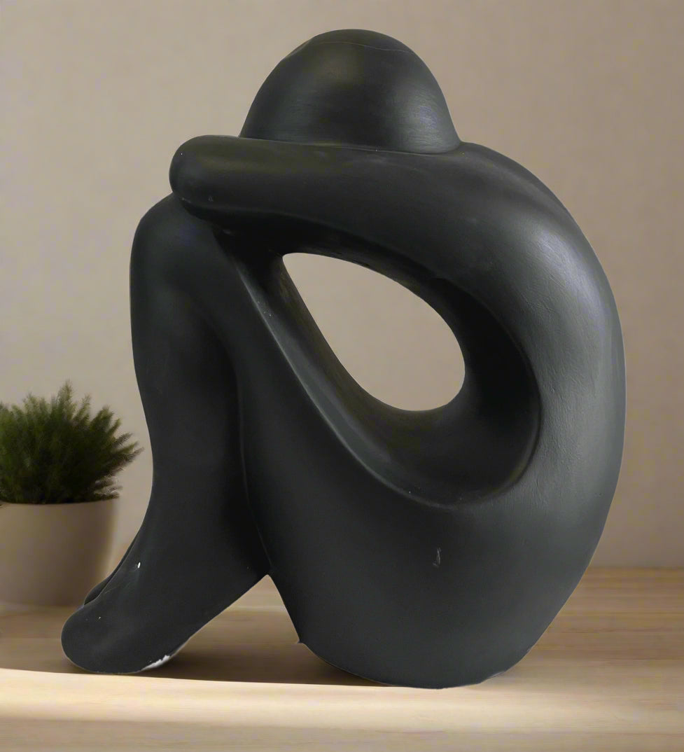 Shy Lady Decor Accessory - Black