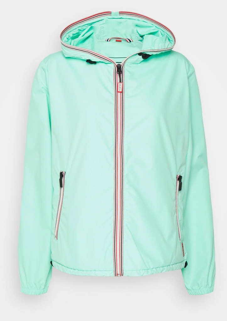 Hunter -Women's Recycled Lightweight Packable Jacket Wild Mint - NetDécor 