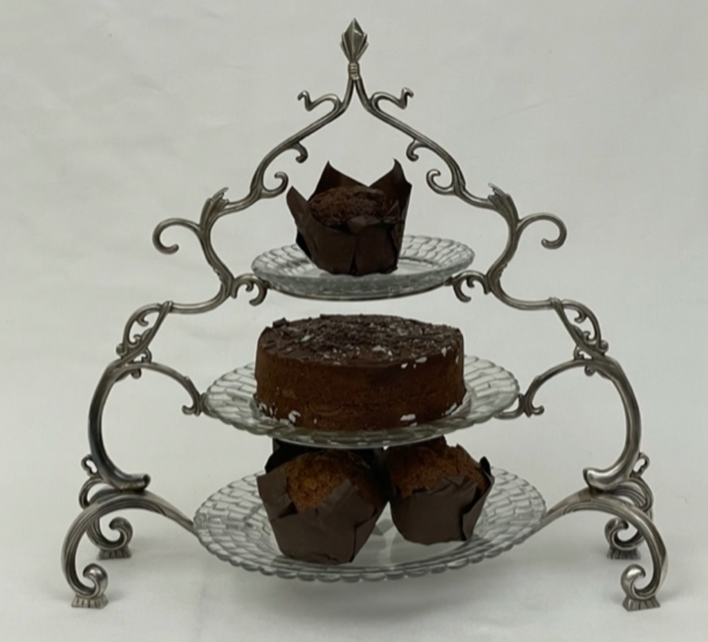 CAKE STAND 3 TIER ROYAL WEDDING - NetDécor 