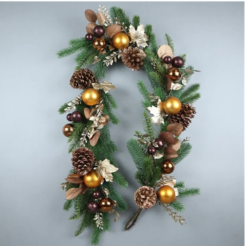 150cm Bronze & Gold Garland - NetDécor 