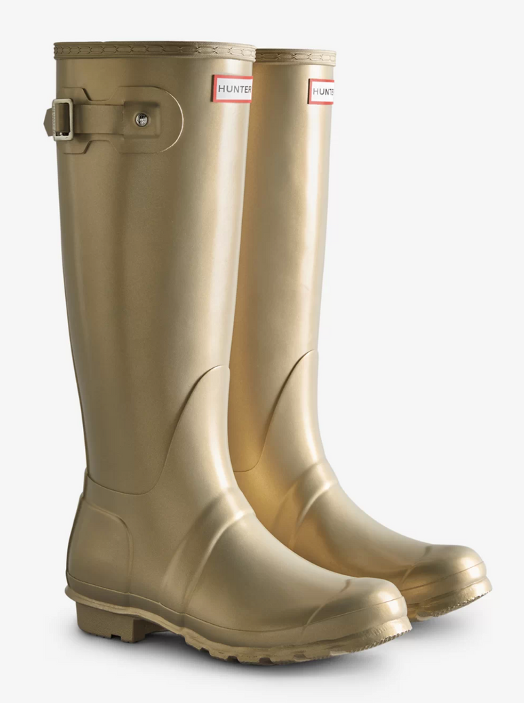 Hunter Original Tall Nebula Pale Gold Boot - NetDécor 