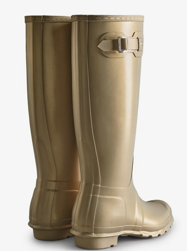 Hunter Original Tall Nebula Pale Gold Boot - NetDécor 