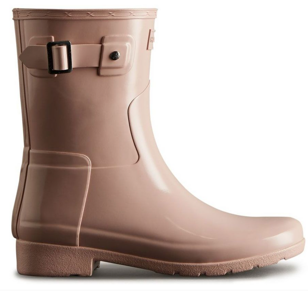 Hunter Boots - Refined Short Gloss Azalea Pink - NetDécor 