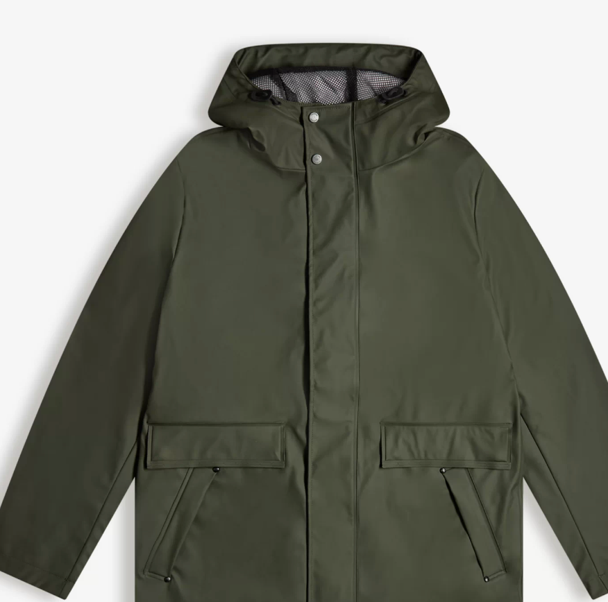 Hunter - Men's Rain Jacket Dark Olive - NetDécor 