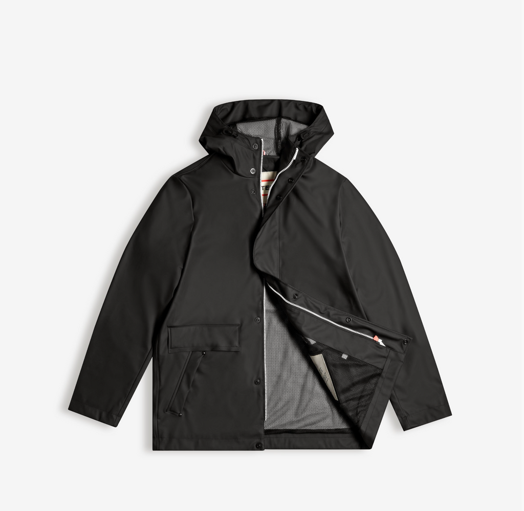 Hunter - Men's Rain Jacket Black - NetDécor 