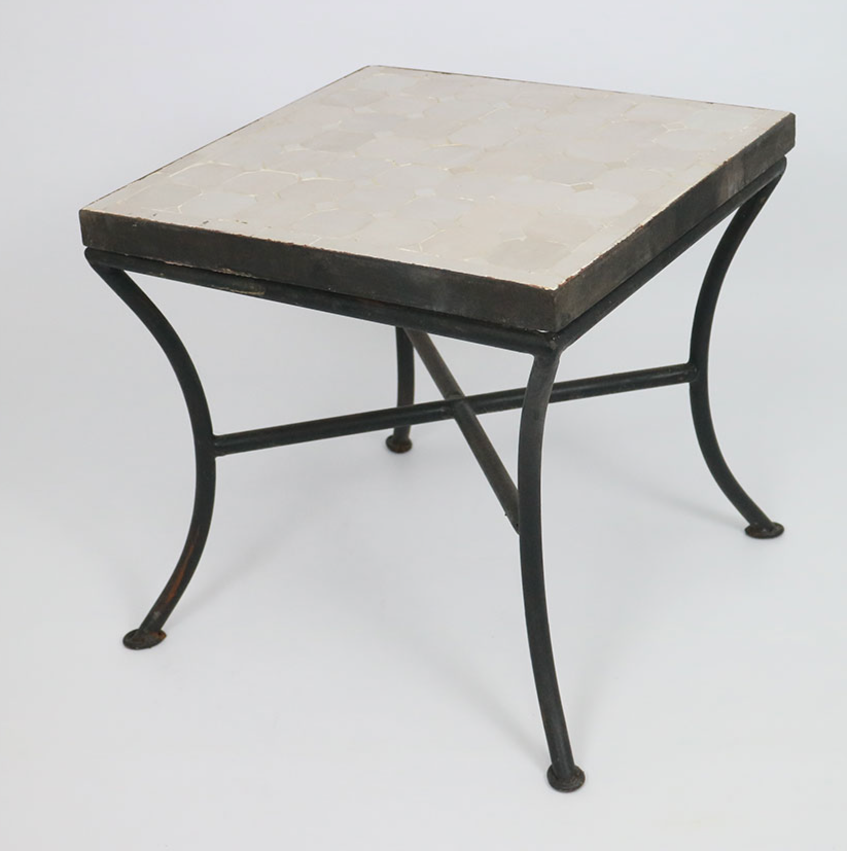 Metal and Mosiac Table - NetDécor 