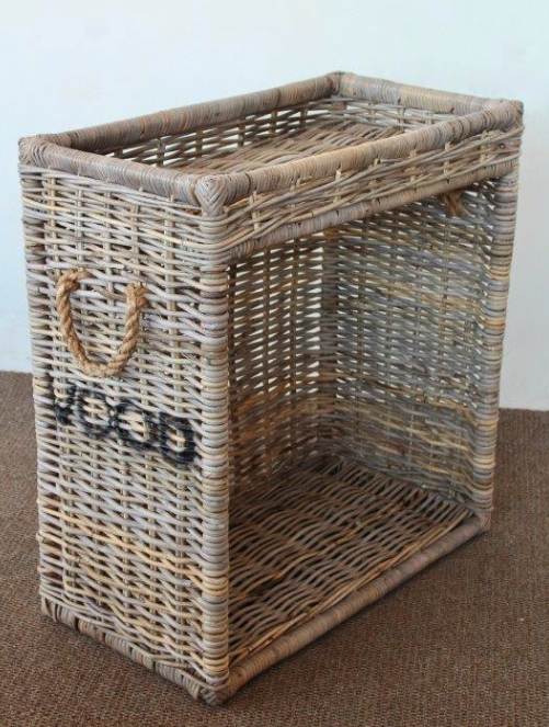 Log Holder Side Table