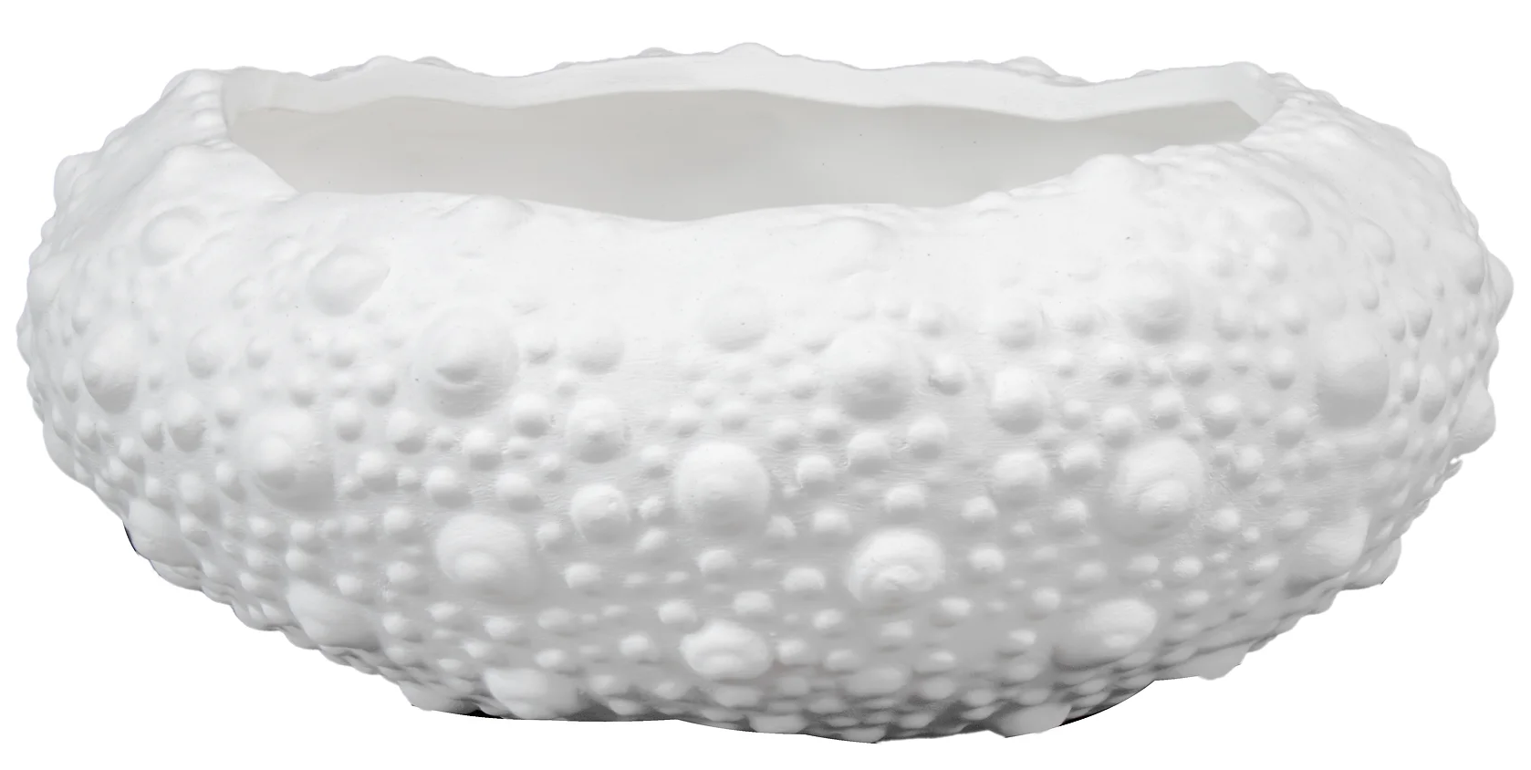 White Ceramic Barnacle Bowl