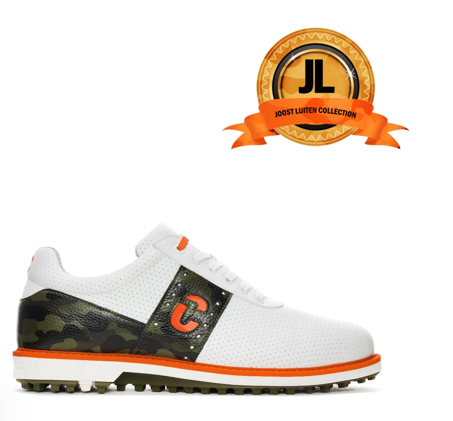 MEN'S JL1 WHITE / CAMOUFLAGE / GREEN GOLF SHOE