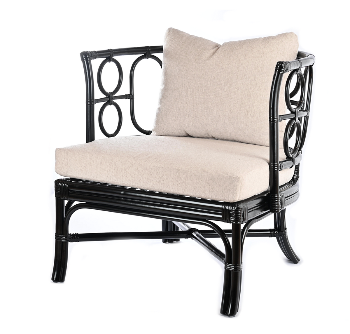 Black Delhi Lounge Chair