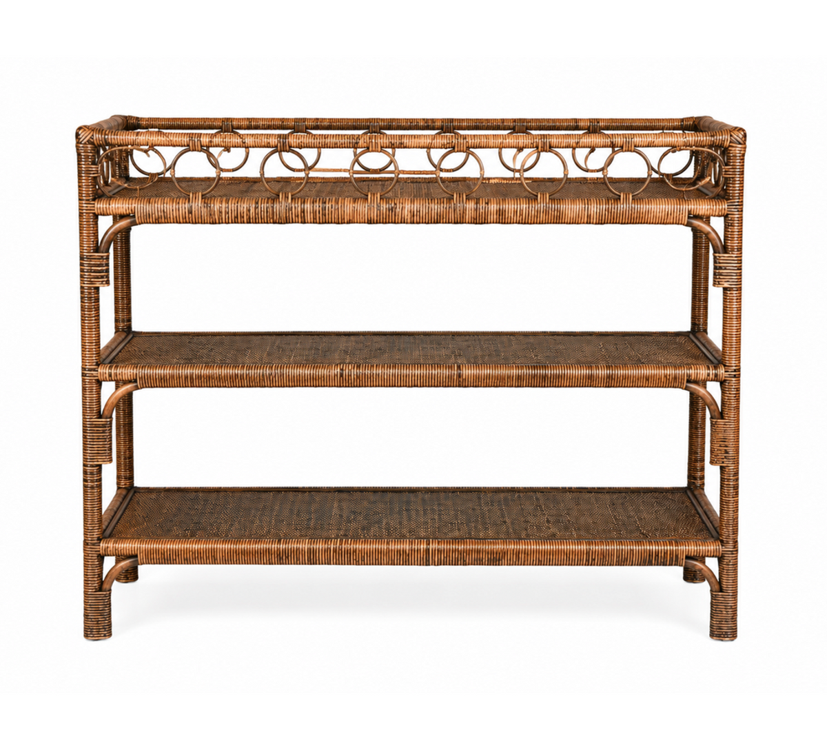 3 Tier Rattan Server