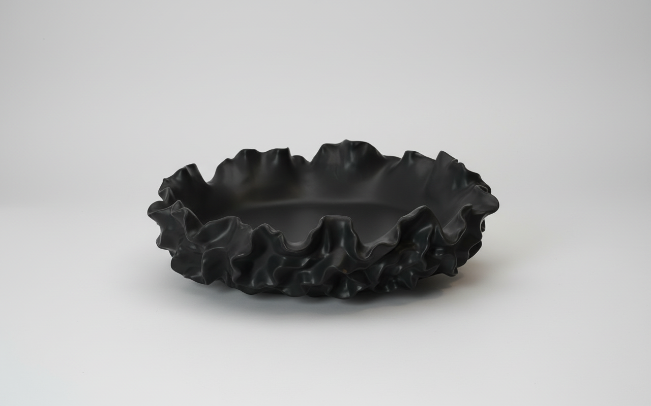Wavy Ceramic Bowl