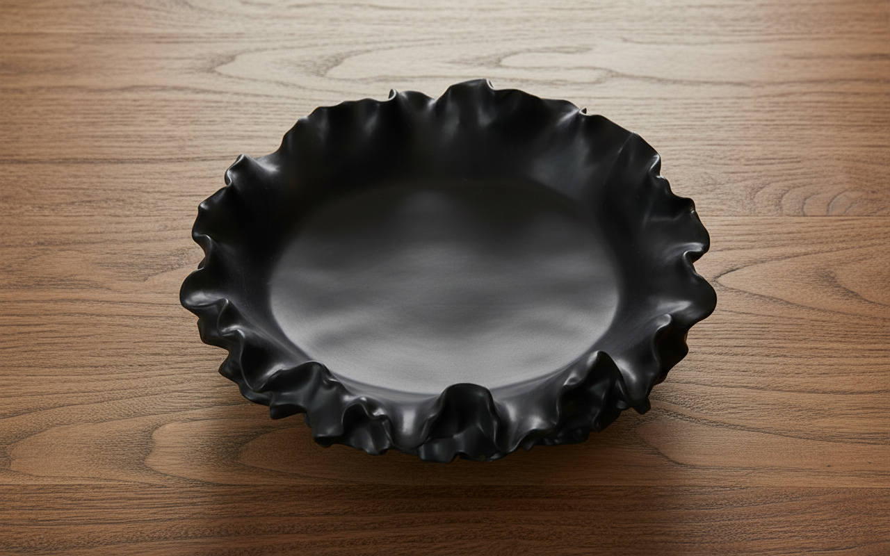 Wavy Ceramic Bowl