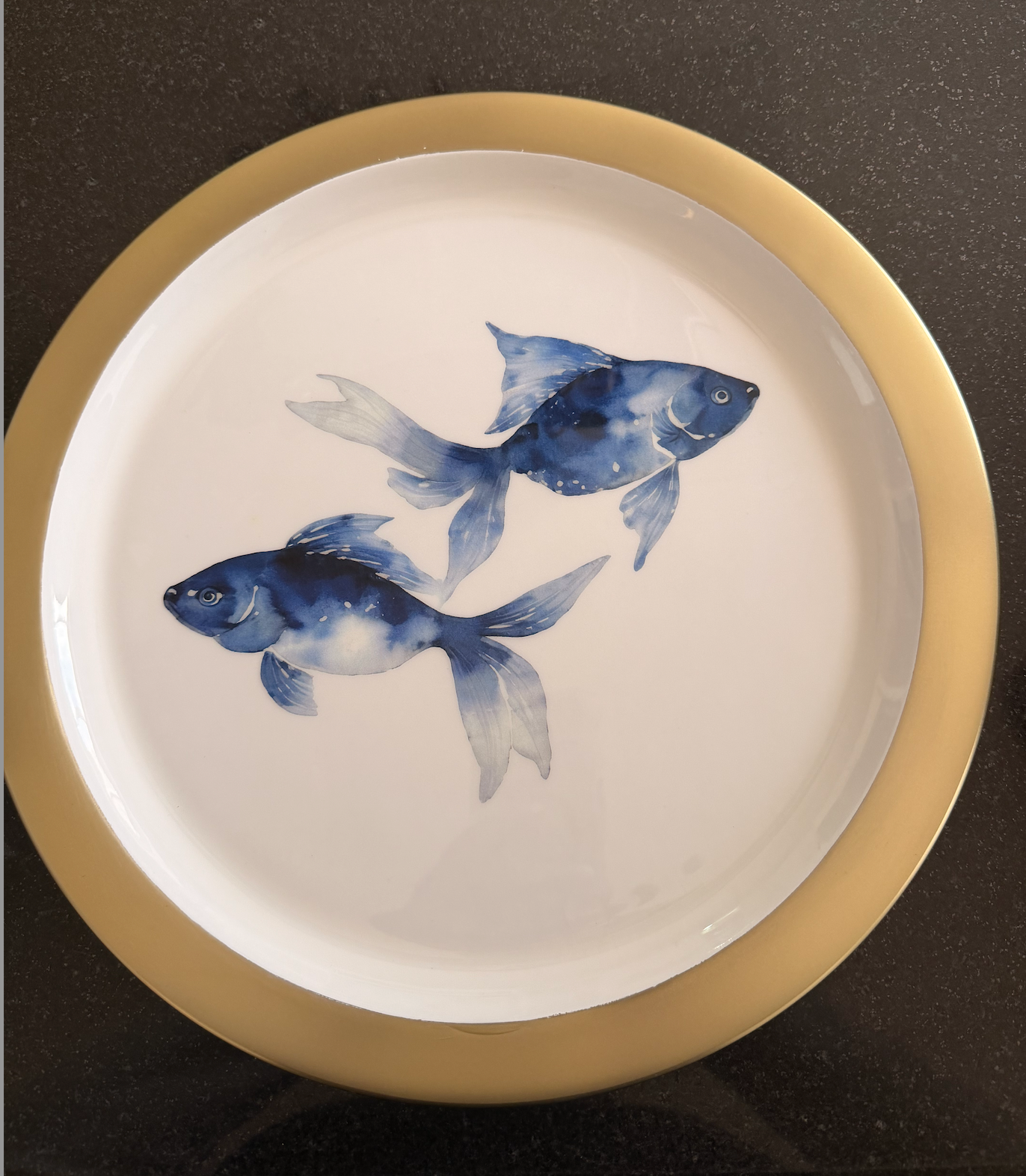 CHARGER PLATE FISH’S SET OF 4