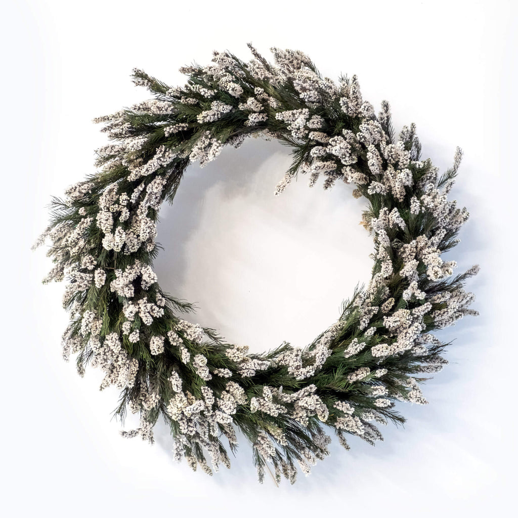 White Flower Wreath - NetDécor 