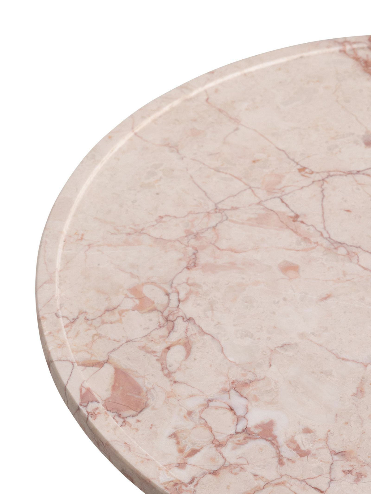 STERLING MARBLE SIDE TABLE -Guilded
