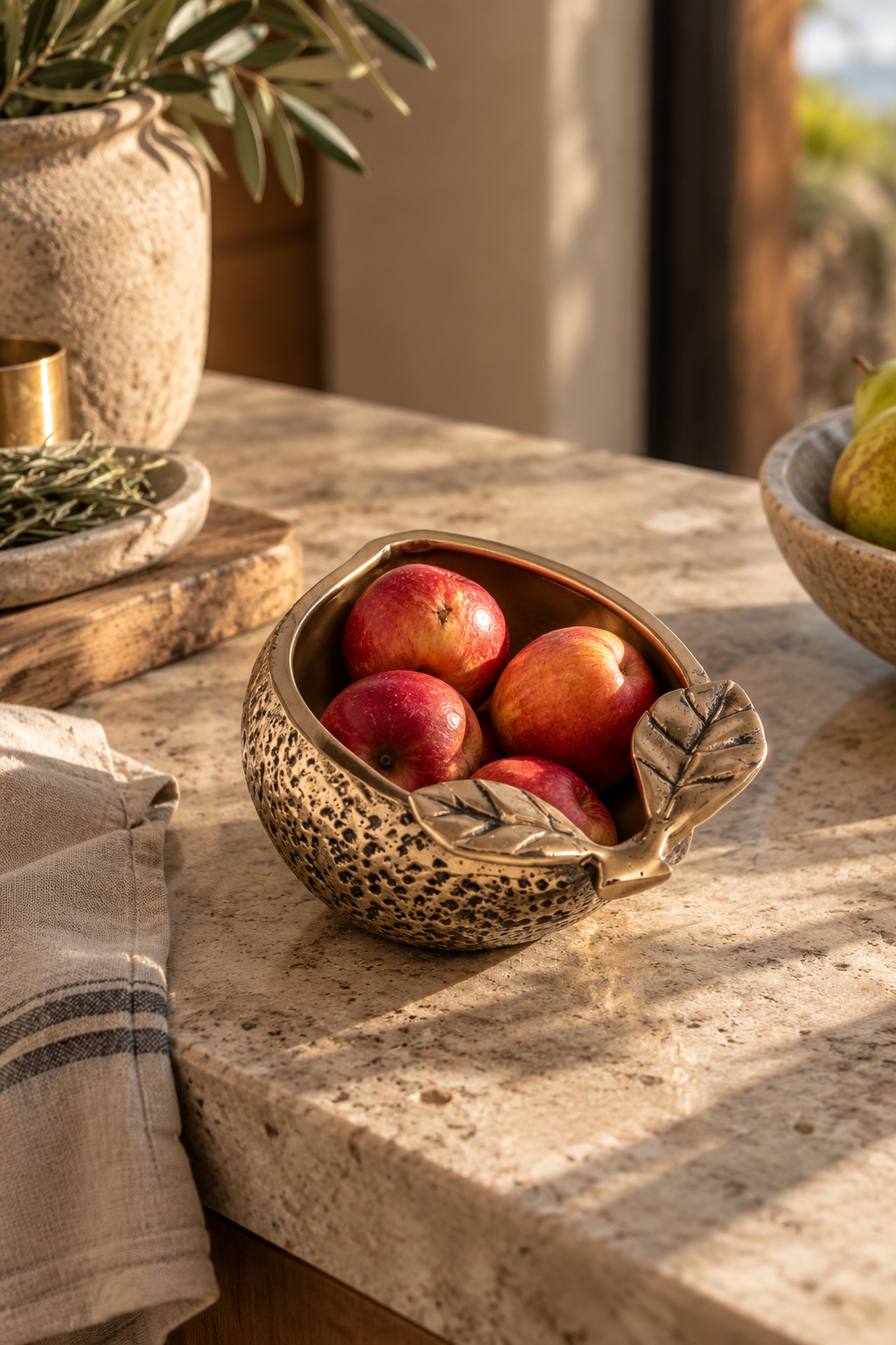 LEMON BOWL BRASS