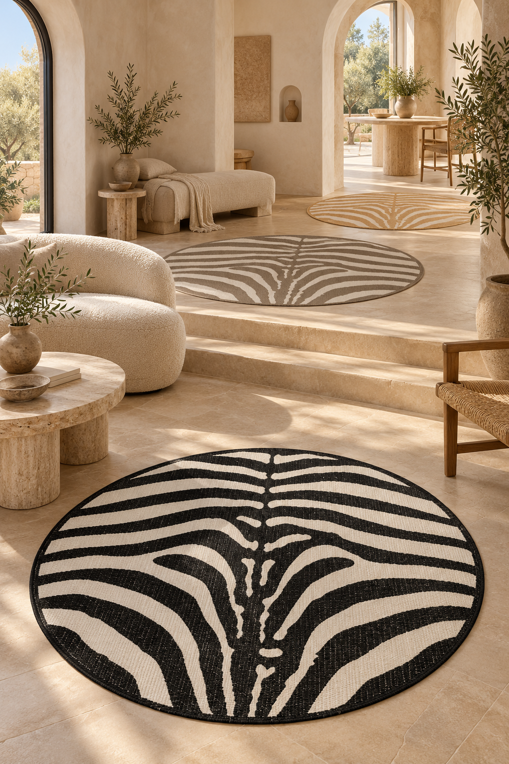 Safari Chic Rug Round