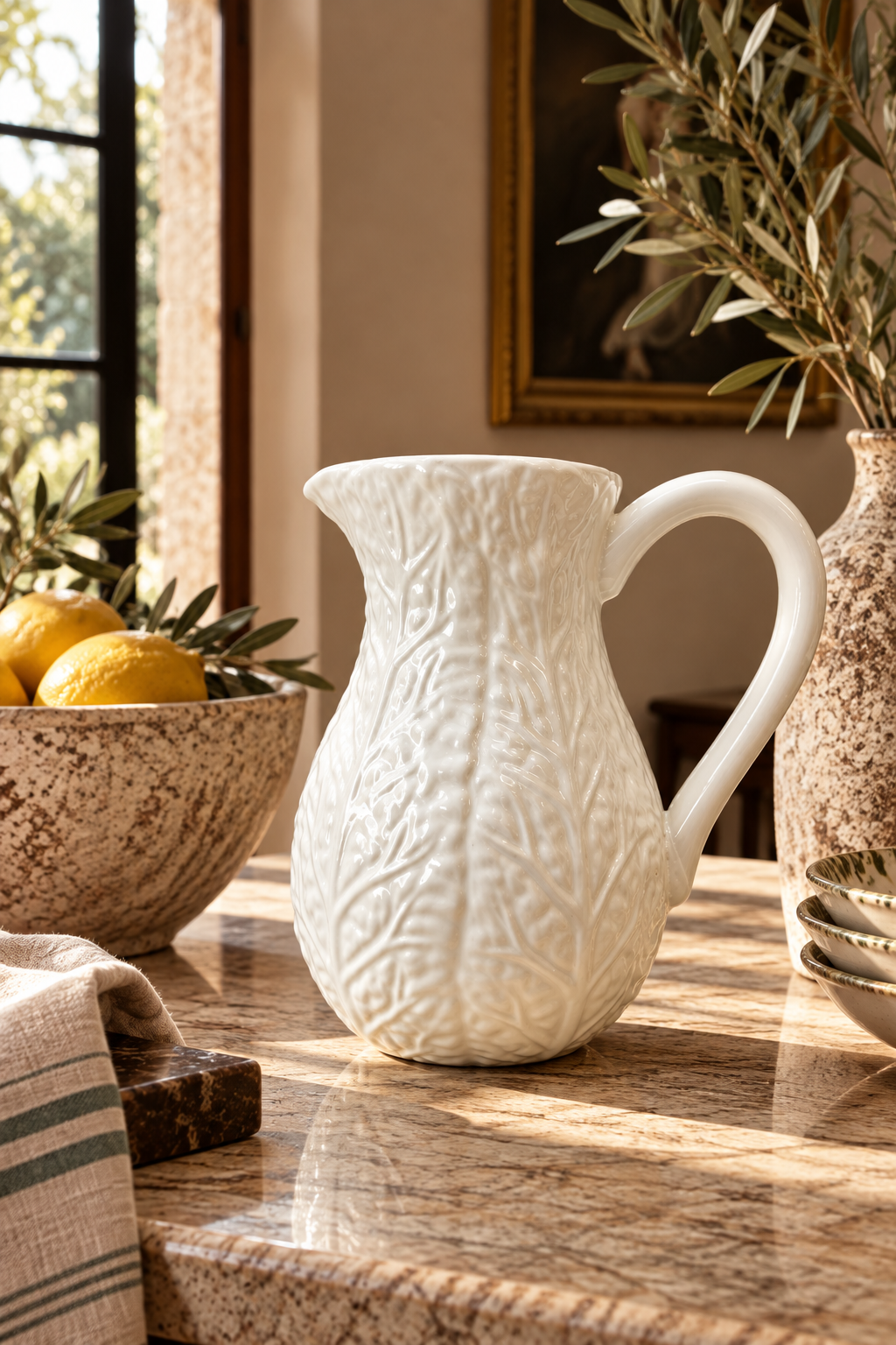 Leaf whisper jug