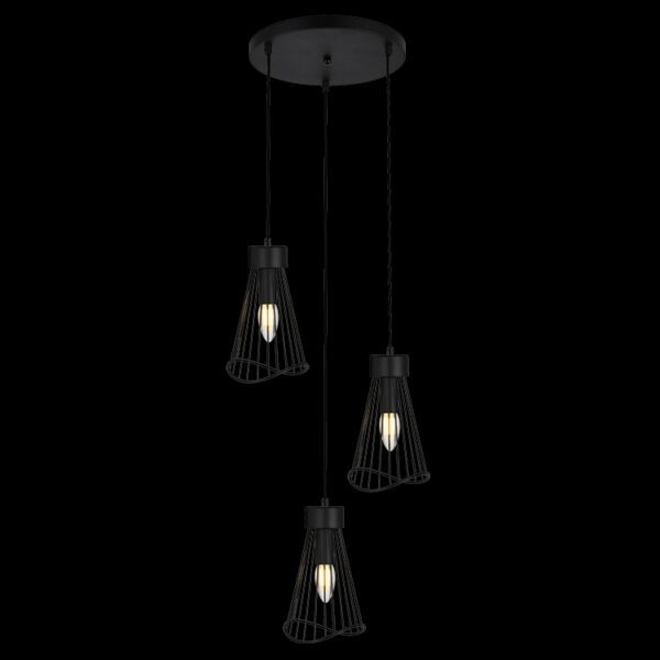 Sensu Cluster Pendant - Black