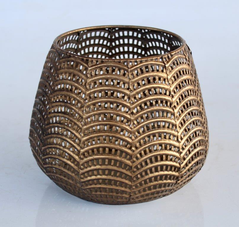 Small Bronze Candle Holder