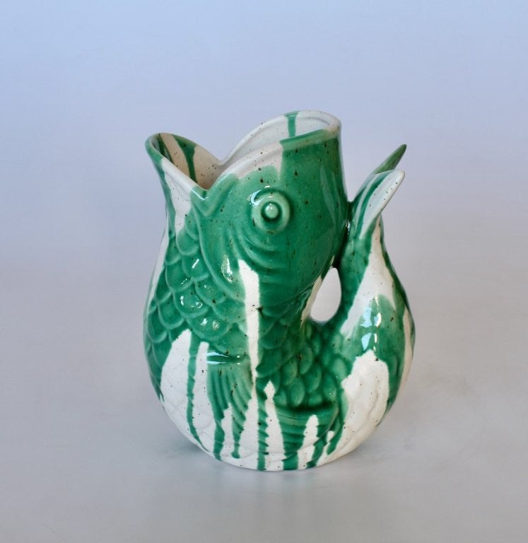 Green Fish Jug
