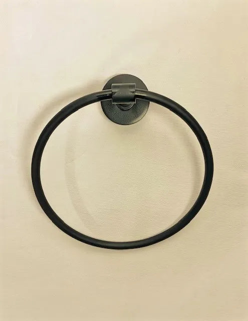 Towel Ring Matt Black