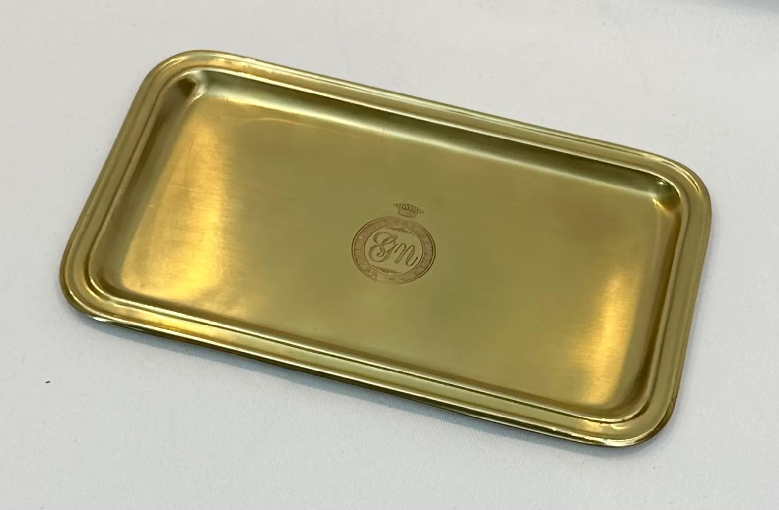 Antique Brass Mini Grand Railway Tray