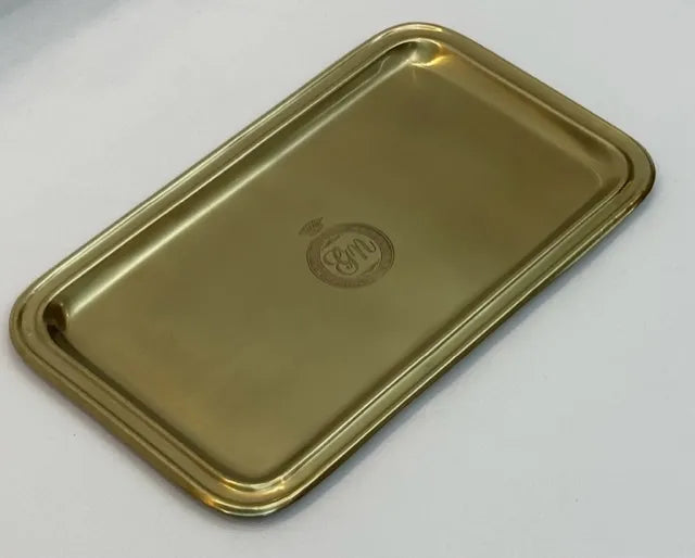 Antique Brass Mini Grand Railway Tray