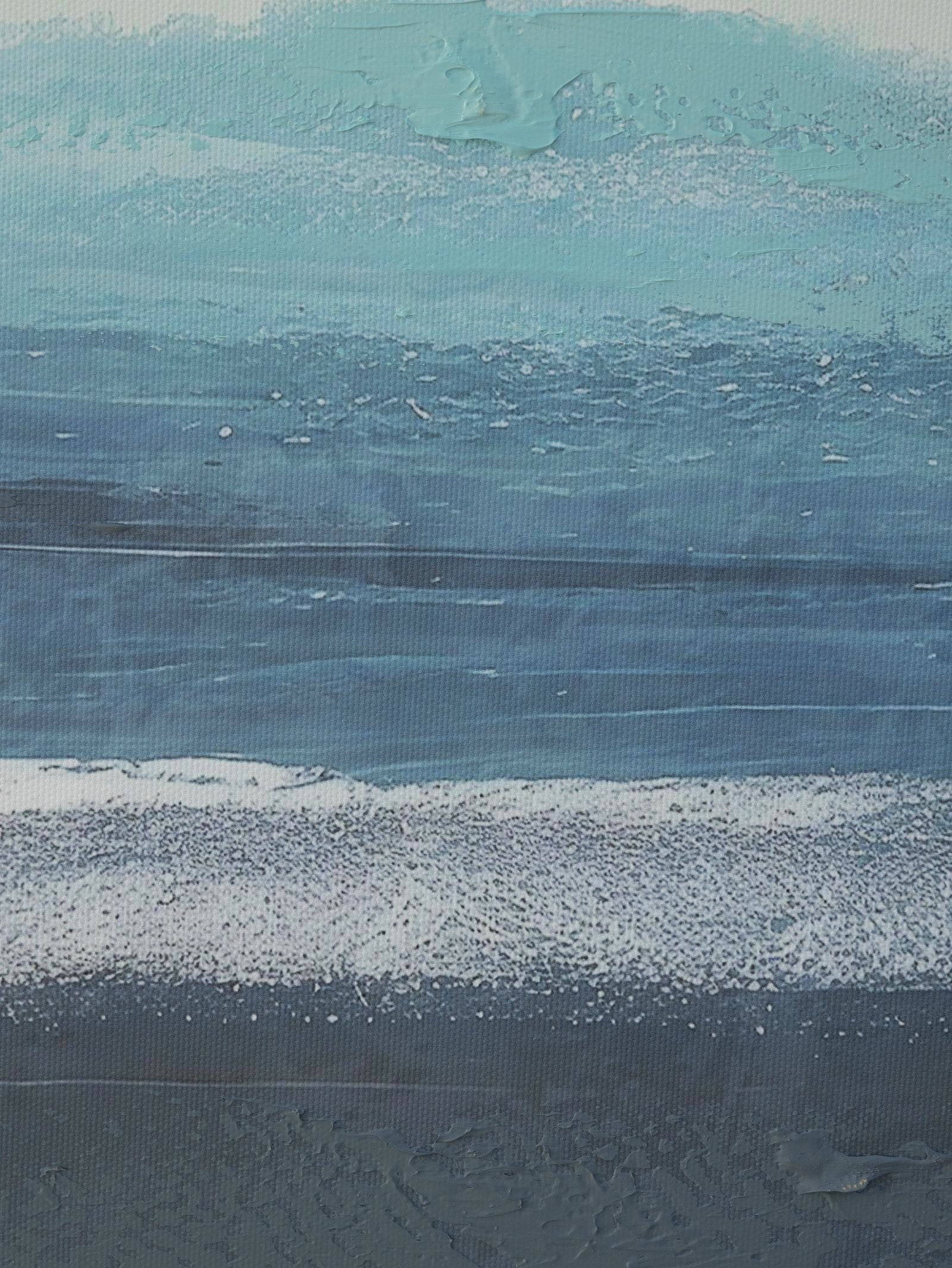 THE FORSAKEN SHORE ART HP SET OF 3 in Atlantic (with hand-painted fini