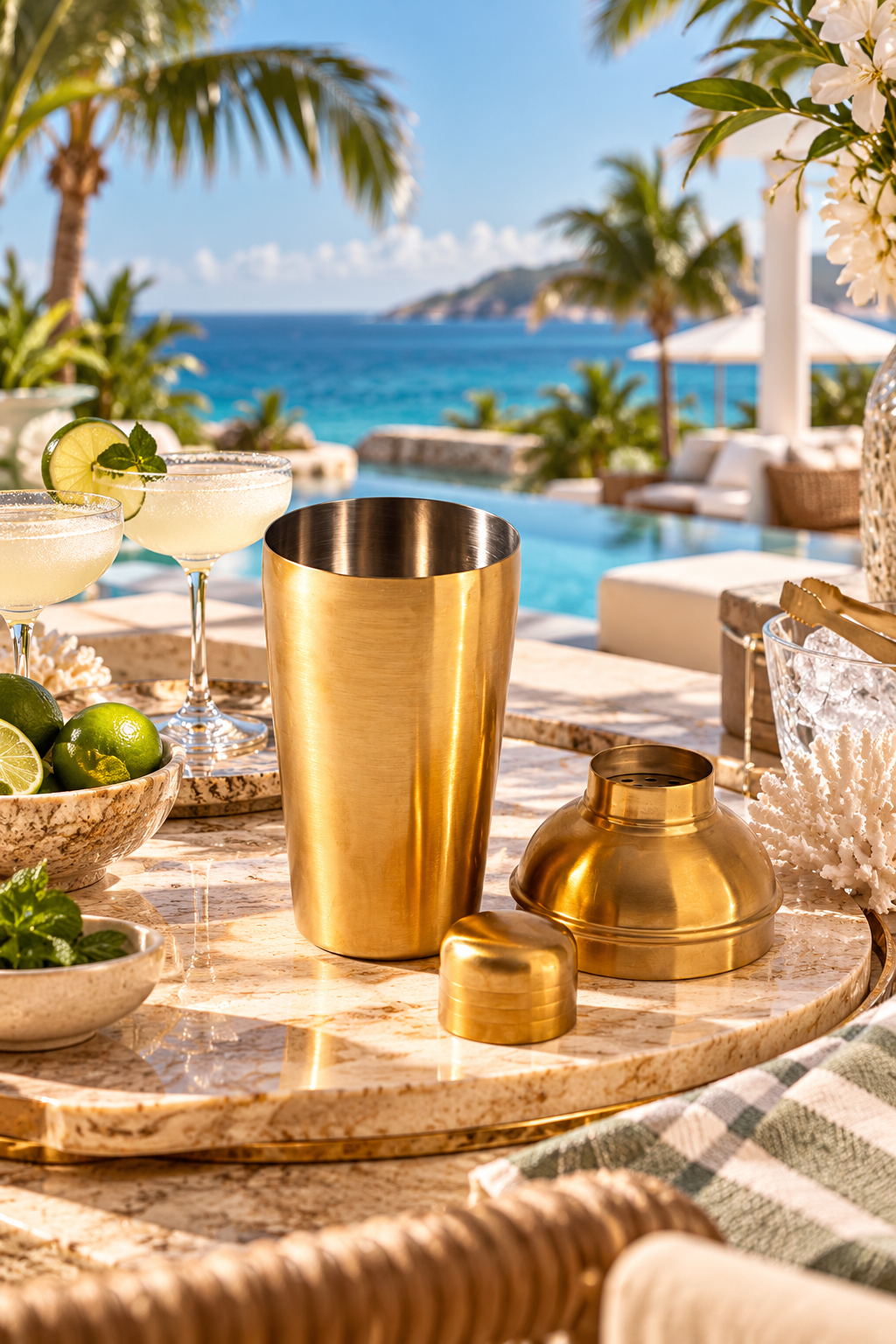 COCKTAIL SHAKER LEPARC BRASS