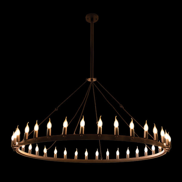 Extra Large Round Ranch Pendant