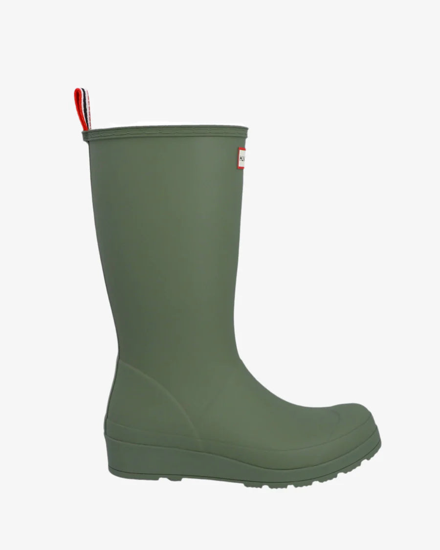 Women's Play Tall Wellington Boots - Lichen Green