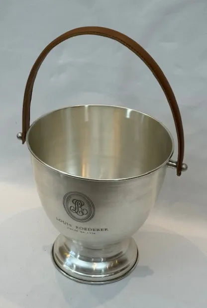 Wine Cooler Louis English with sleek tan handle